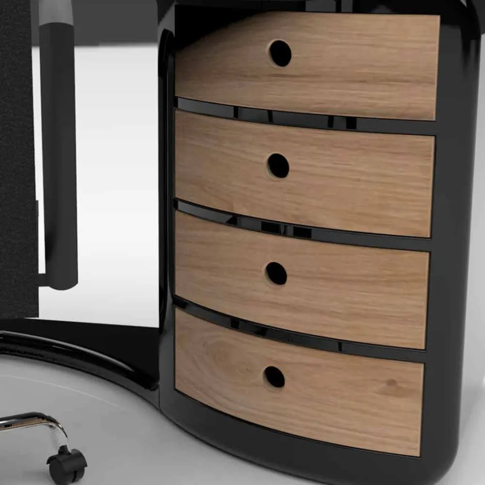 Ontwerpbureau met laden gemaakt in Italië, Milazzo Viadurini