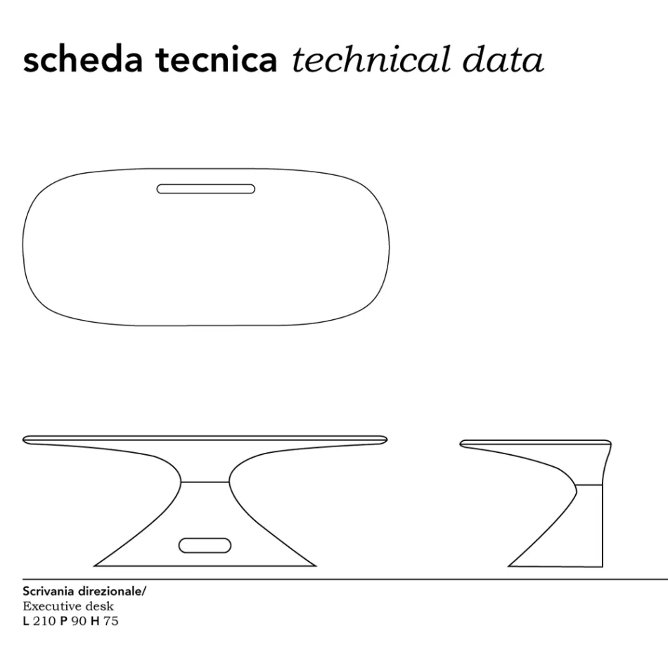 Karim Rashid bureau in hars - Smania Viadurini