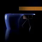 Directiebureau van Karim Rashid in polyurethaan in verschillende afwerkingen - James Viadurini