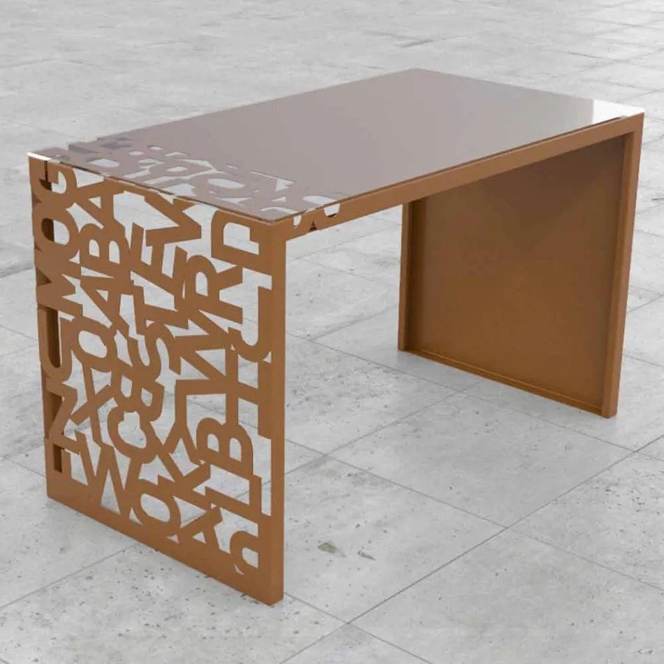 Desk Kattedra Letters &quot;Een waterval&quot; 120x65x75 Mabele Viadurini