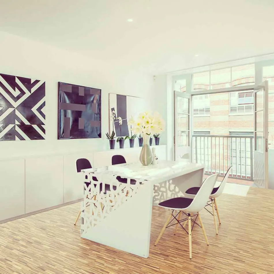 Desk Kattedra Letters &quot;Een waterval&quot; 120x65x75 Mabele Viadurini