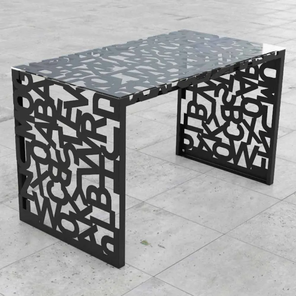 Desk Kattedra Letters &quot;Een waterval&quot; 120x65x75 Mabele Viadurini