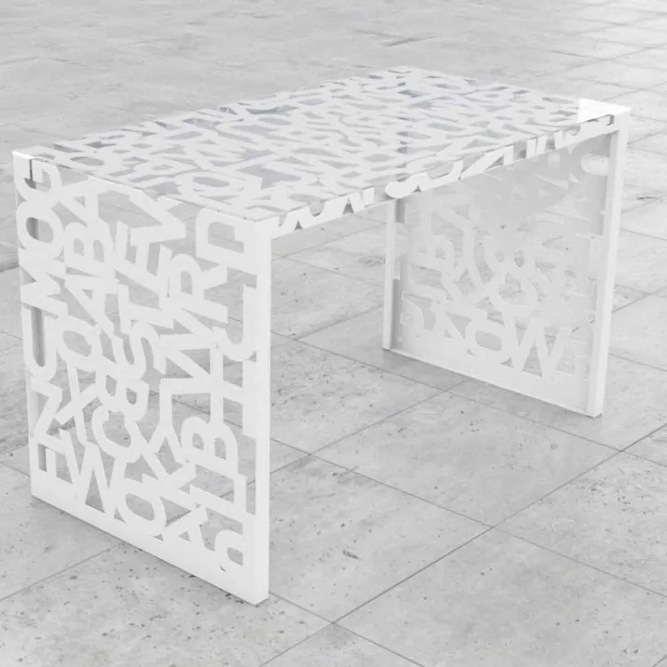 Desk Kattedra Letters &quot;Een waterval&quot; 120x65x75 Mabele Viadurini