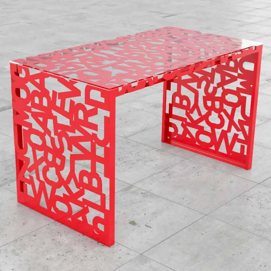 Desk Kattedra Letters &quot;Een waterval&quot; 120x65x75 Mabele Viadurini