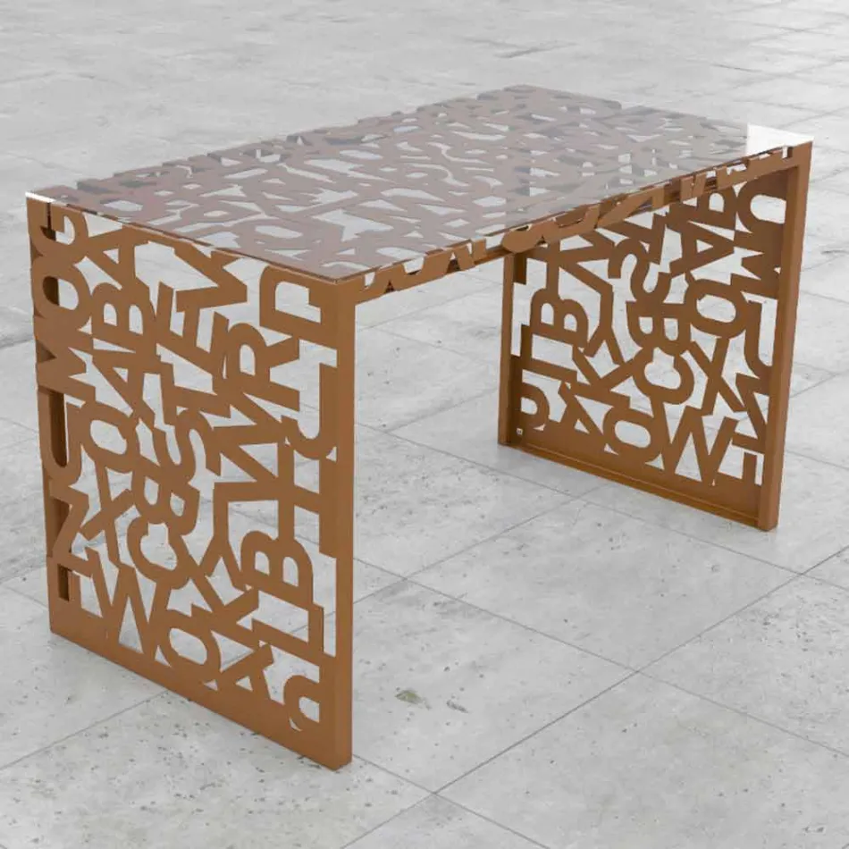 Desk Kattedra Letters &quot;Een waterval&quot; 160x80x75 Mabele Viadurini