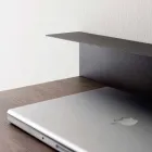 Modern bureau in metaal en melamine met lade Made in Italy - Iridio Viadurini