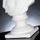 Wit handgemaakt keramisch beeld 100% Made in Italy Fabas 1 Viadurini