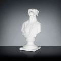 Wit handgemaakt keramisch beeld 100% Made in Italy Fabas 1