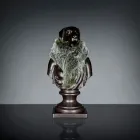 Zwart ambachtelijk keramisch beeld 100% Made in Italy Fabas 2 Viadurini