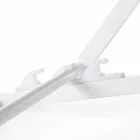 Outdoor ligstoel in aluminium met zitting in textileen, 4 stuks - Kailua Viadurini