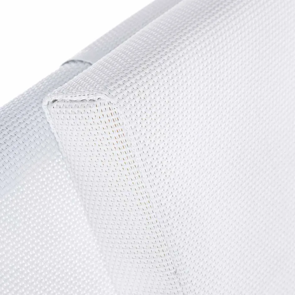 Outdoor ligstoel in aluminium met zitting in textileen, 4 stuks - Kailua Viadurini