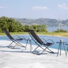 Opvouwbare tuinligstoel in gegalvaniseerd staal Made in Italy 2 stuks - Hobbit Viadurini