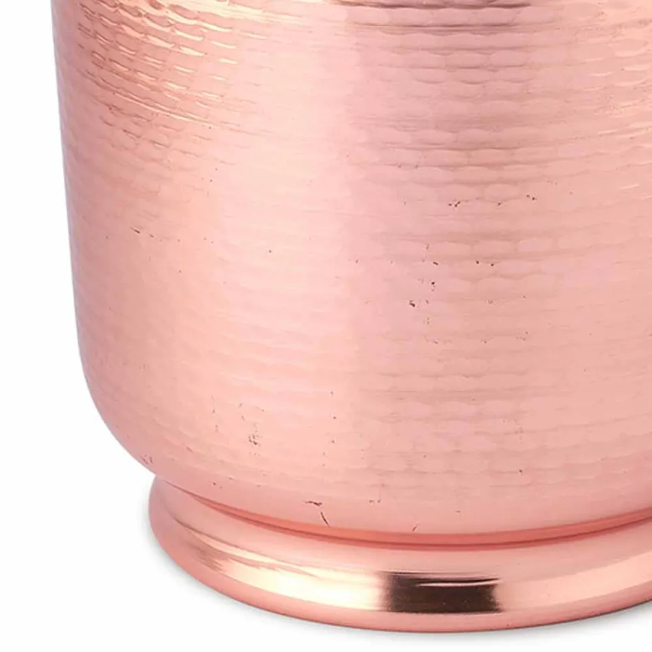 Wijnijsemmer Design in Gepolijst Koper of Groen 20 cm - Gennarino Viadurini