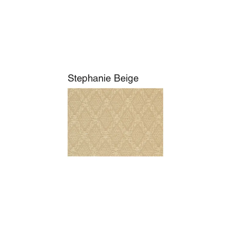 Klassieke stoel in hout en zitting in stofdesign Made in Italy - Baptiste Viadurini