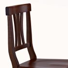 Klassieke stoel in massief beukenhouten design Made in Italy - Claudie Viadurini