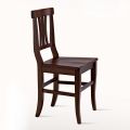 Klassieke stoel in massief beukenhouten design Made in Italy - Claudie