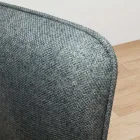 Stoel met houten poten en vlekbestendige stoffen zitting - Kandinsky Viadurini