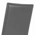 Becca moderne design stoel met hoge rugleuning, gemaakt in Italië Viadurini