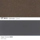 Keukenstoel met armleuningen in stof en hout Made in Italy - Marchesi Viadurini