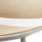 Keukenstoel in hout en geverfd metaal Made in Italy 2 stuks - Saffia Viadurini