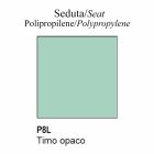 Keukenstoel in gerecycled polypropyleen Made in Italy 2 stuks - Connubia Academy Viadurini