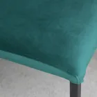 Keukenstoel met metalen poten en fluwelen zitting, 4 stuks - Darvina Viadurini