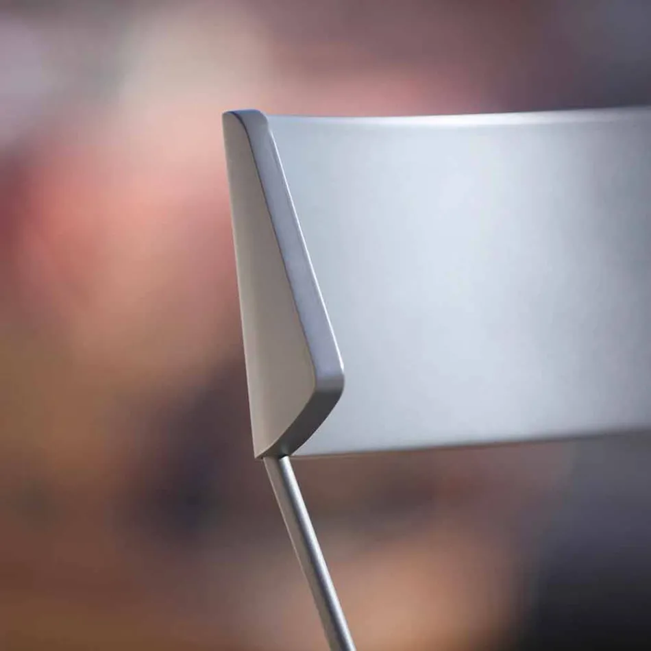 Handgemaakte keukenstoel in hout en edelstaal Made in Italy - Granada Viadurini