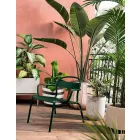 Stapelbare aluminium buitenstoel gemaakt in Italië, 2 stuks - Shyla Viadurini