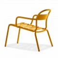 Stapelbare Chaise Longue voor buiten in aluminium, gemaakt in Italië, 2 stuks - Shyla