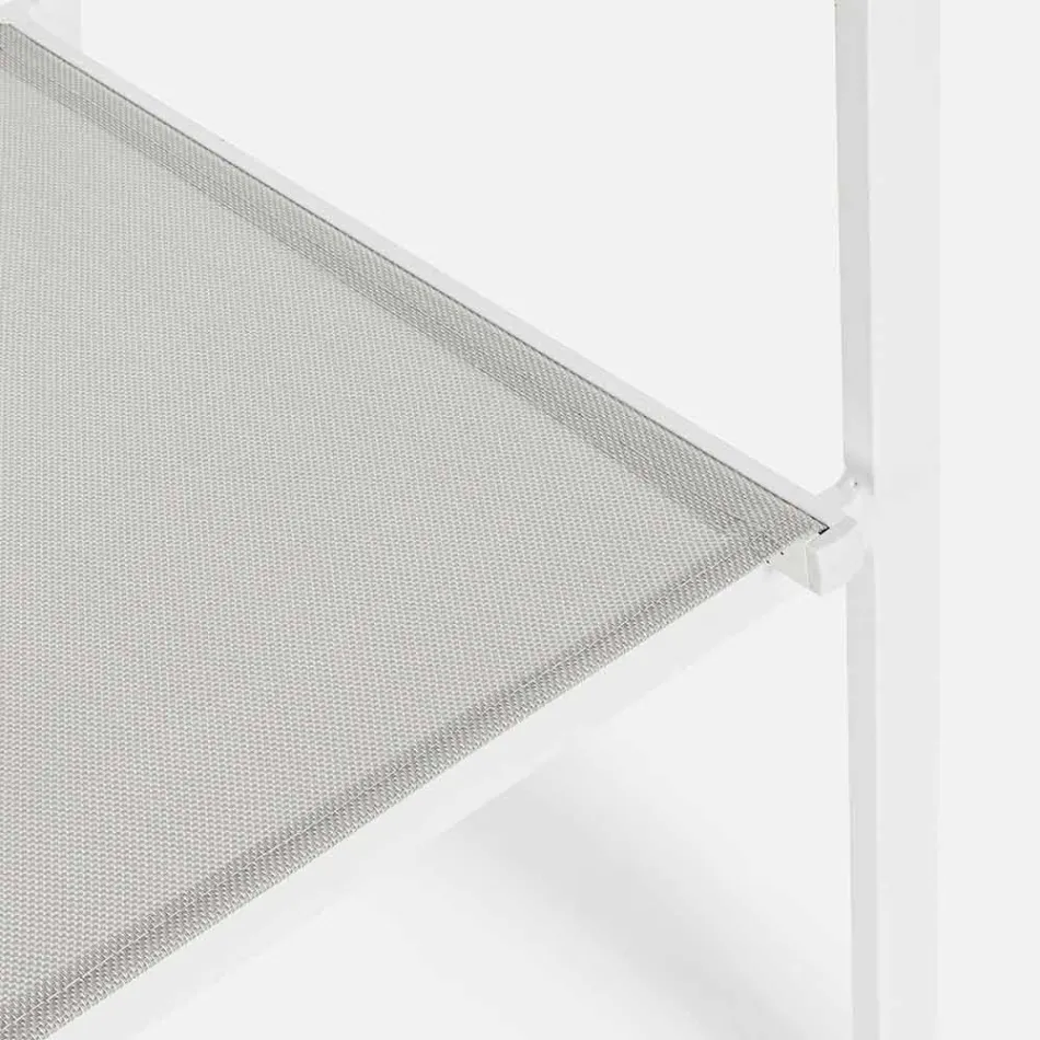 Stapelbare buitenstoel in Textilene Homemotion, 6-delig - Narcissa Viadurini