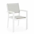 Stapelbare buitenstoel in Textilene Homemotion, 6-delig - Narcissa Viadurini