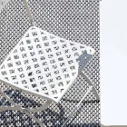 Opklapbare buitenstoel van gegalvaniseerd staal Made in Italy 2 stuks - Selvaggia Viadurini