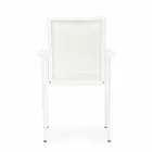 Buitenstoel in aluminium met armleuningen van Homemotion - Casper Design Viadurini