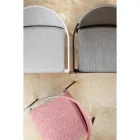 Aluminium buitenstoel met of zonder kussen, hoge kwaliteit, 4 stuks - Filomena Viadurini