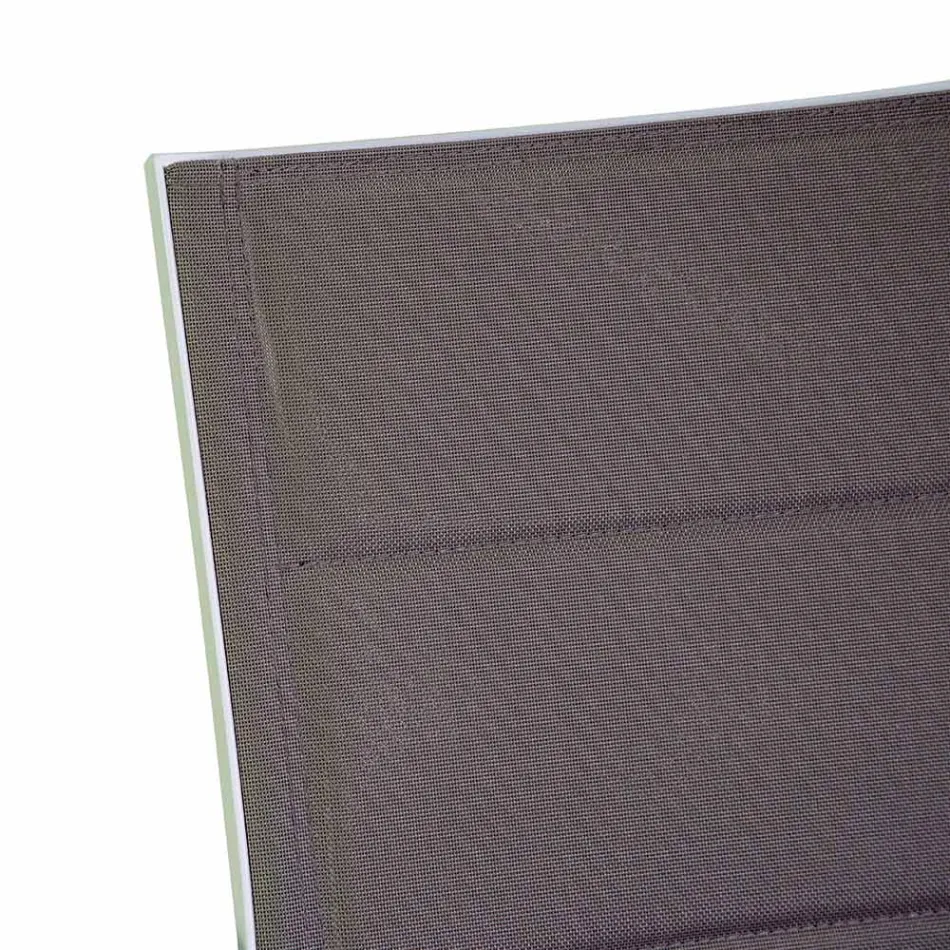 Buitenstoel in aluminium met dubbellaags textilene - Excursion Viadurini