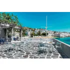 Stapelbare aluminium stoel voor buiten gemaakt in Italië, 4 stuks - Ulyssa Viadurini