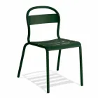 Stapelbare aluminium stoel voor buiten gemaakt in Italië, 4 stuks - Ulyssa Viadurini