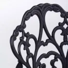 Buitenstoel in mat gelakt aluminium, 2 stuks - Casiro Viadurini