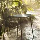 Buitenstoel van metaal en polyurethaan, gemaakt in Italië, 2 stuks - Trosa Viadurini