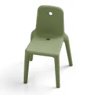 Buitenstoel van polyethyleen 15 kleuren Made in Italy 2 stuks - Ronnie Viadurini