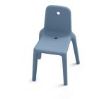 Buitenstoel in polyethyleen 7 kleuren Made in Italy 2 stuks - Ronnie Viadurini