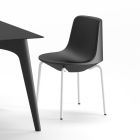 Buitenstoel in polyethyleen en aluminium Made in Italy 2 stuks - Rizia Viadurini