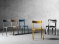 Outdoor / indoor design stoel gemaakt van polypropyleen gemaakt in Italië Peia