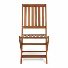 Opklapbare buitenstoel in acaciahout, 2 stuks - Grima Viadurini