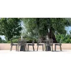 Buitenstoel Varaschin Emma in stof en aluminium ontwerp Viadurini