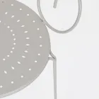 Tuinstoel met armleuningen Shabby Chic Design in staal - Betovering Viadurini