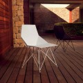 Moderne stoel Faz collectie Vondom, polypropyleen en roestvrij staal, 4 stukken