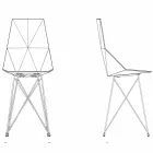Design tuinstoel Vondom Faz in polypropyleen en roestvrij staal Viadurini