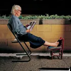 Stapelbare tuinstoel in staal Modern design Made in Italy - Boston Viadurini