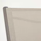 Stapelbare tuinstoel in modern design van aluminium en textiel - Franz Viadurini